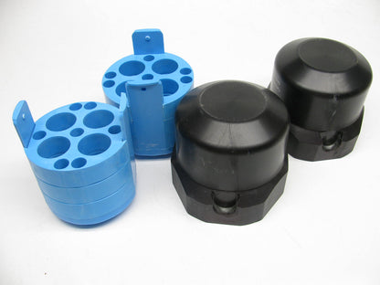 (2) ALC Swing Buckets 51239004 W/ (2) Inserts For 50 & 10mL Conical Tubes