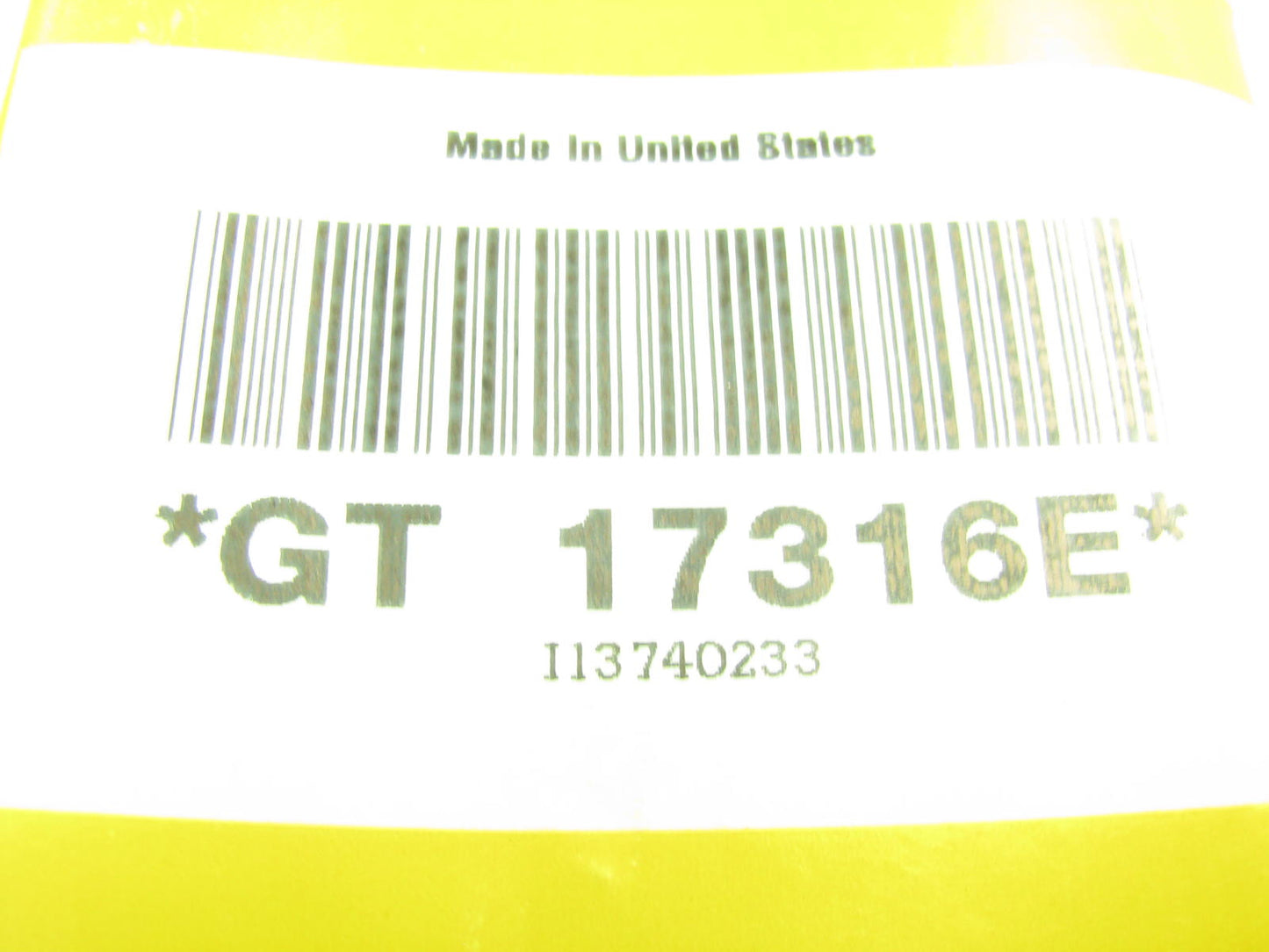 Alliance OEM GT17316E Accessory Drive Belt - .51'' X 31.88'' - 38 Degree