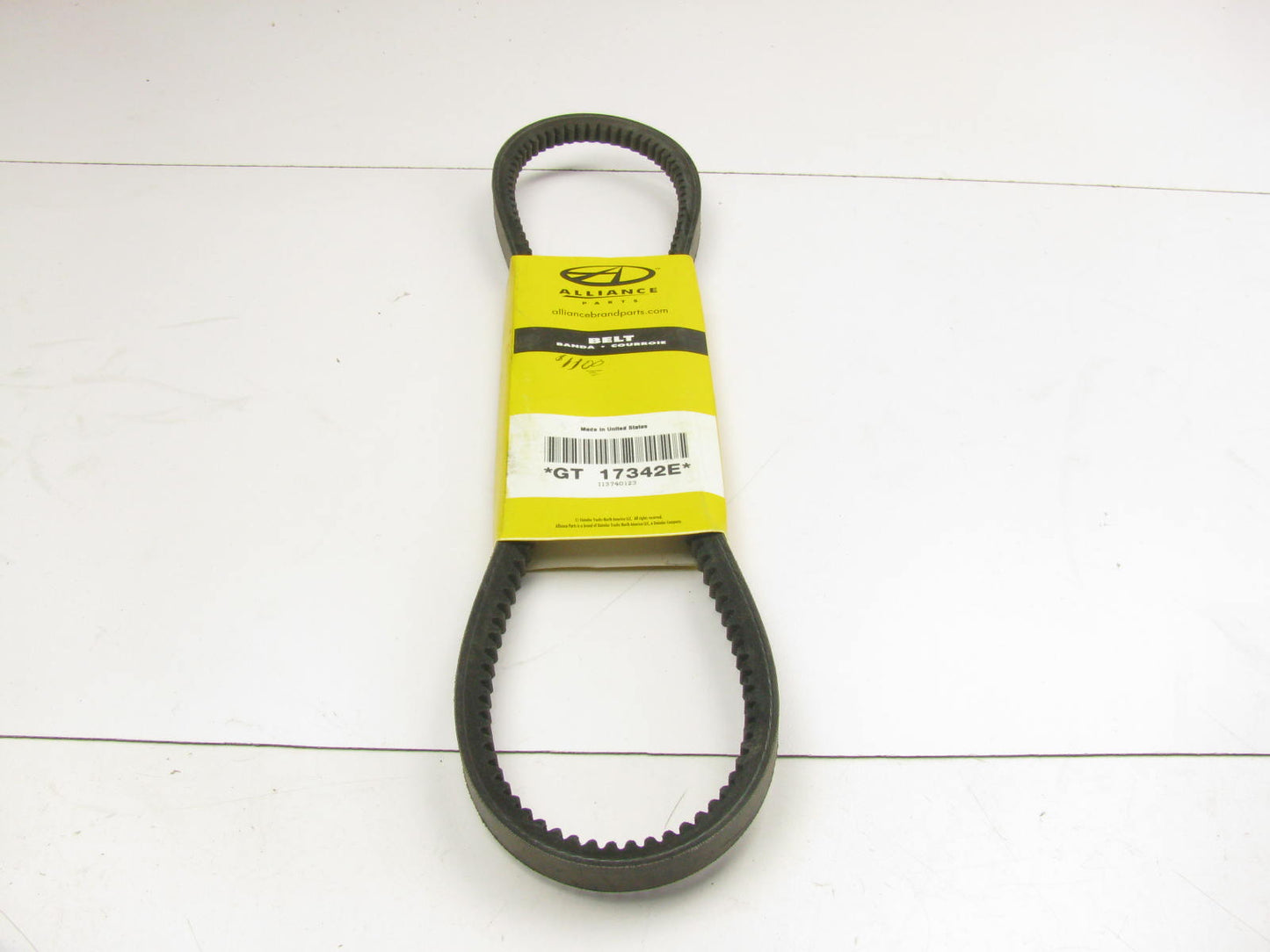 Alliance OEM GT17342E Accessory Drive Belt - .51'' X 34.38'' - 38 Degree