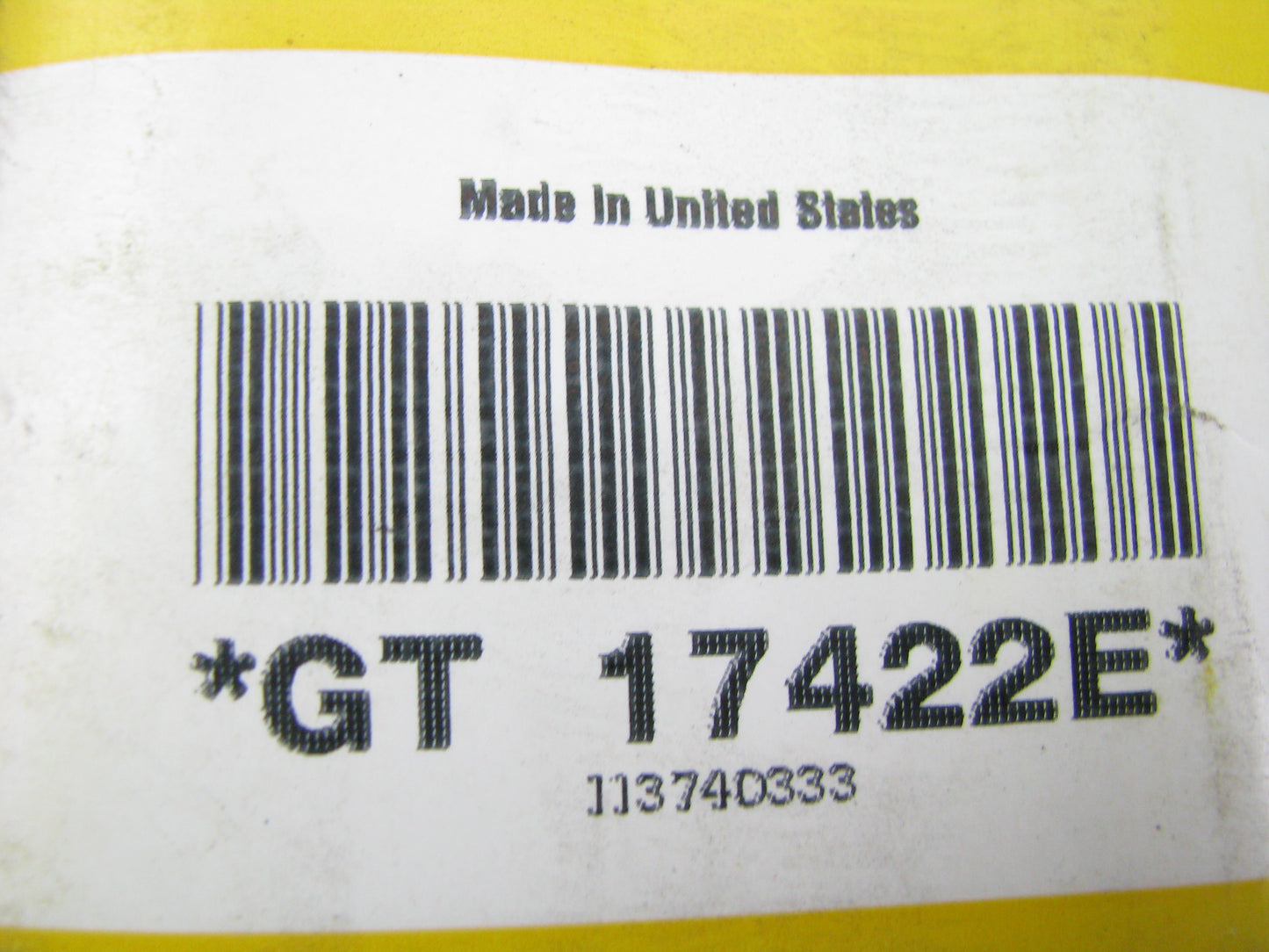 Alliance GT17422E Accessory Drive Belt - 0.50'' X 42.625'' - 36 Degree