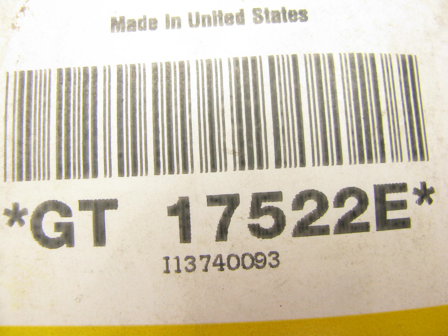 Alliance OEM GT17522E Accessory Drive Belt - .51'' X 52.44'' - 38 Degree