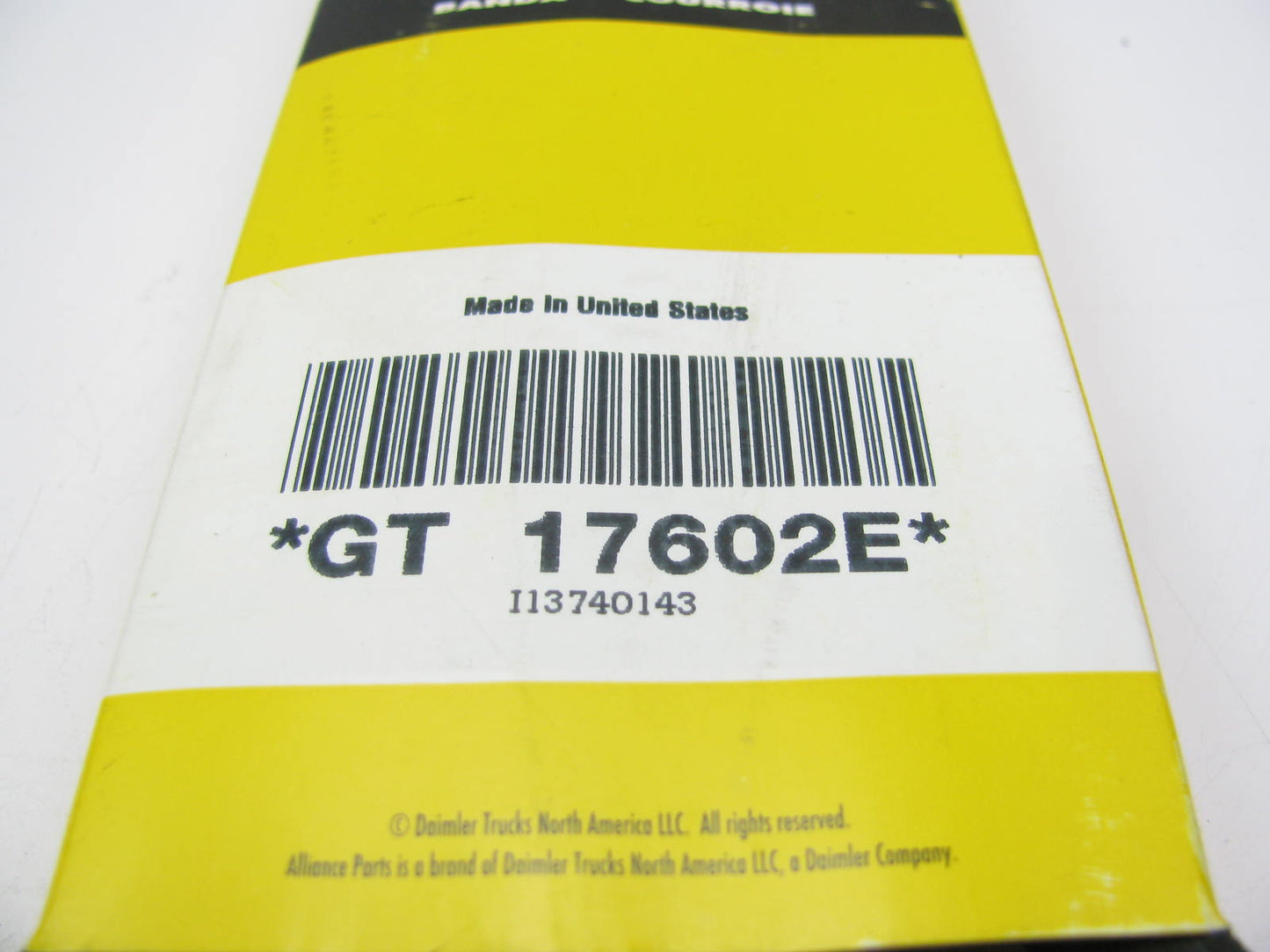 Alliance GT17602E Accessory Drive Belt - 0.53'' X 60.38'' - 36 Degree