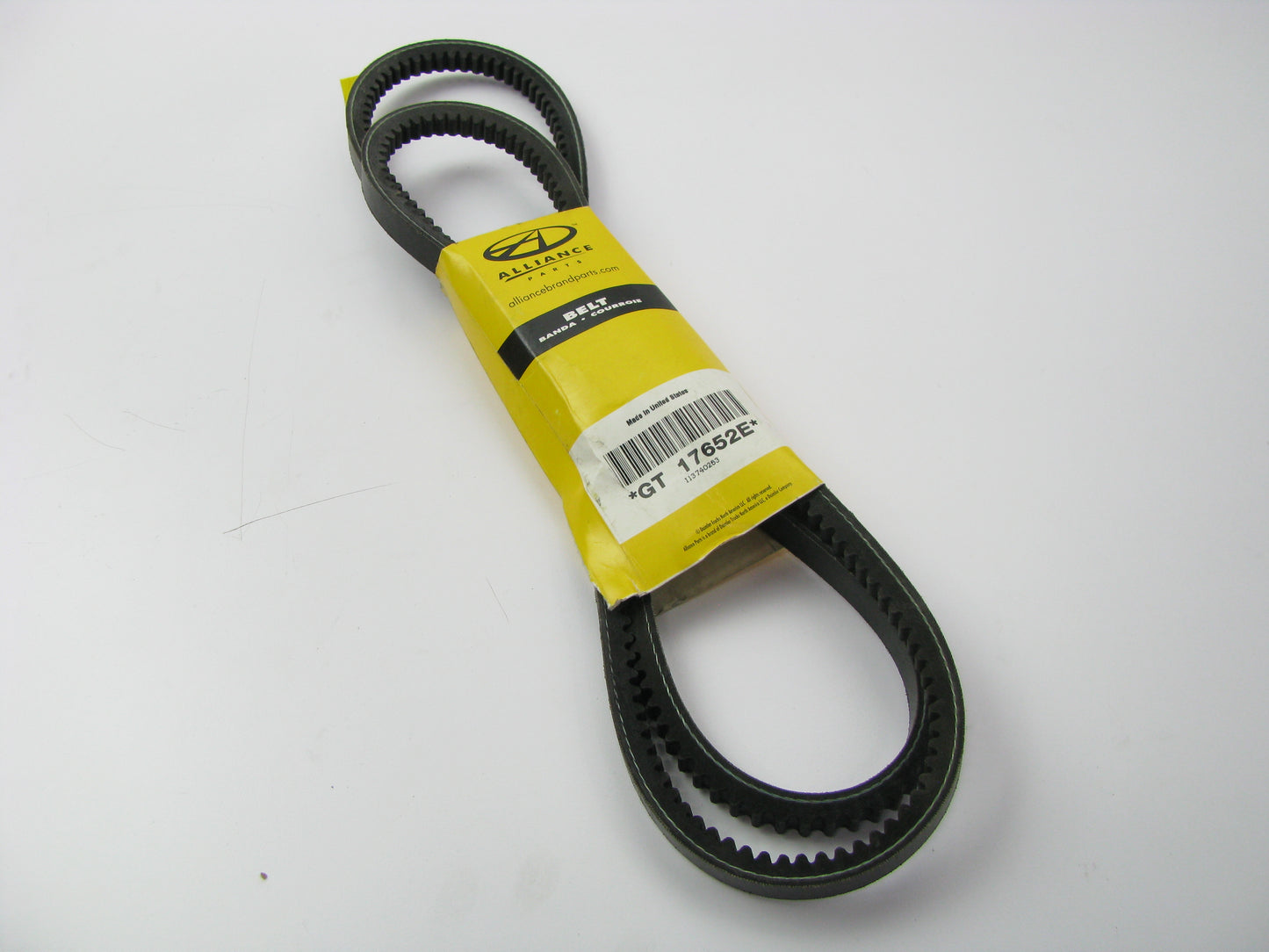 Geniune Alliance GT17652E Accessory Drive Belt - 0.50'' X 65.375'' - 36 Degree