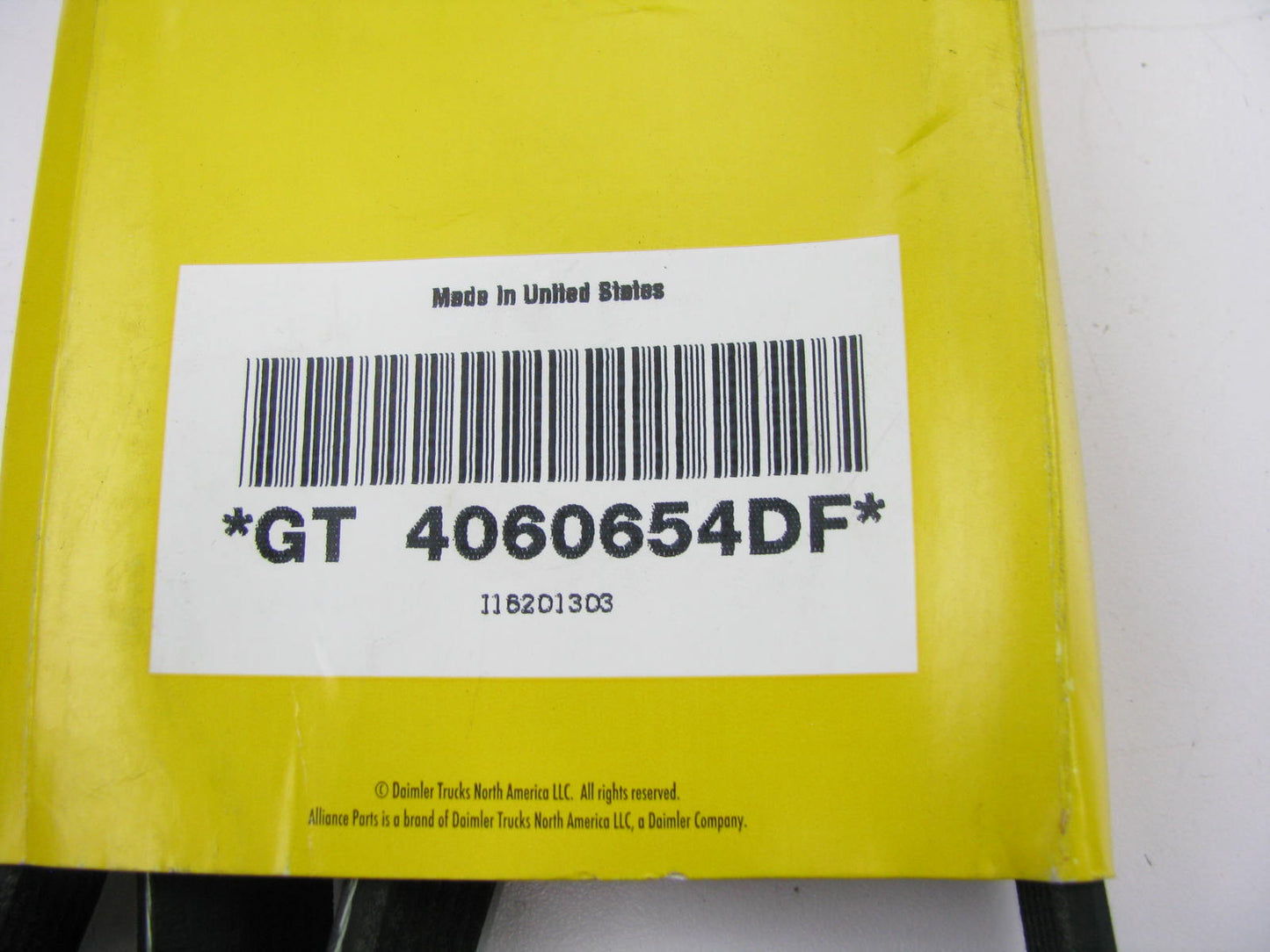 Alliance GT4060654DF  Serpentine Belt- Heavy Duty