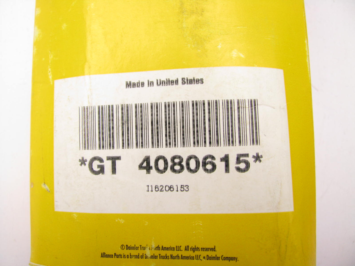 Alliance GT4080615 Serpentine Belt - 1.087'' X 62.076'' - 8 Ribs