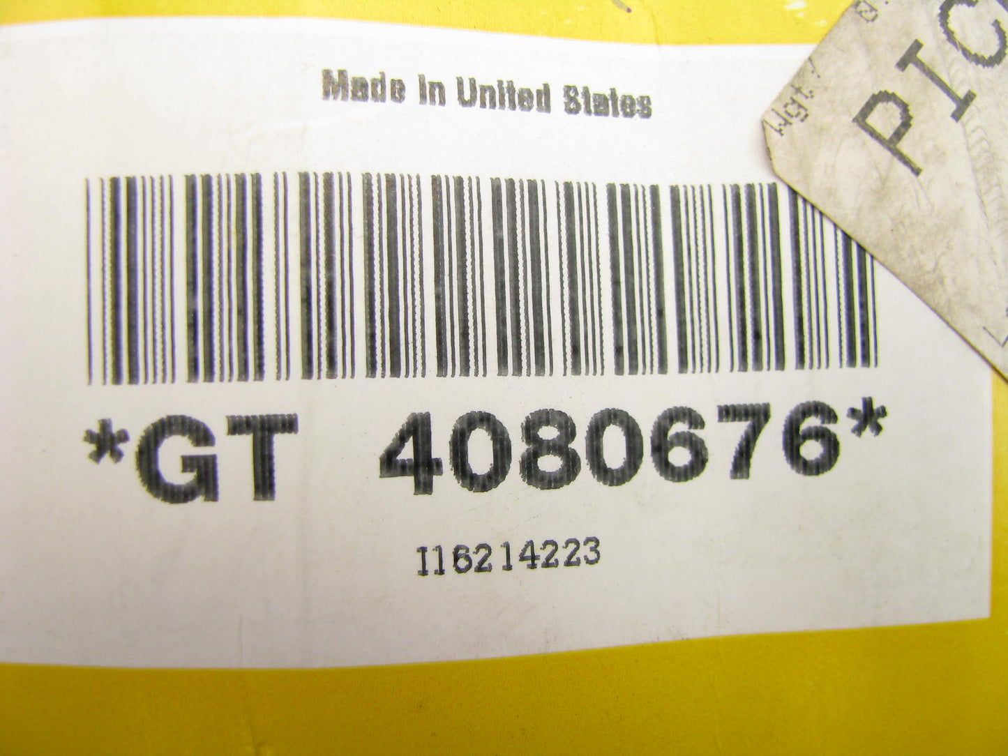 Alliance GT4080676 Serpentine Belt - 1.087'' X 68.25'' - 8 Ribs