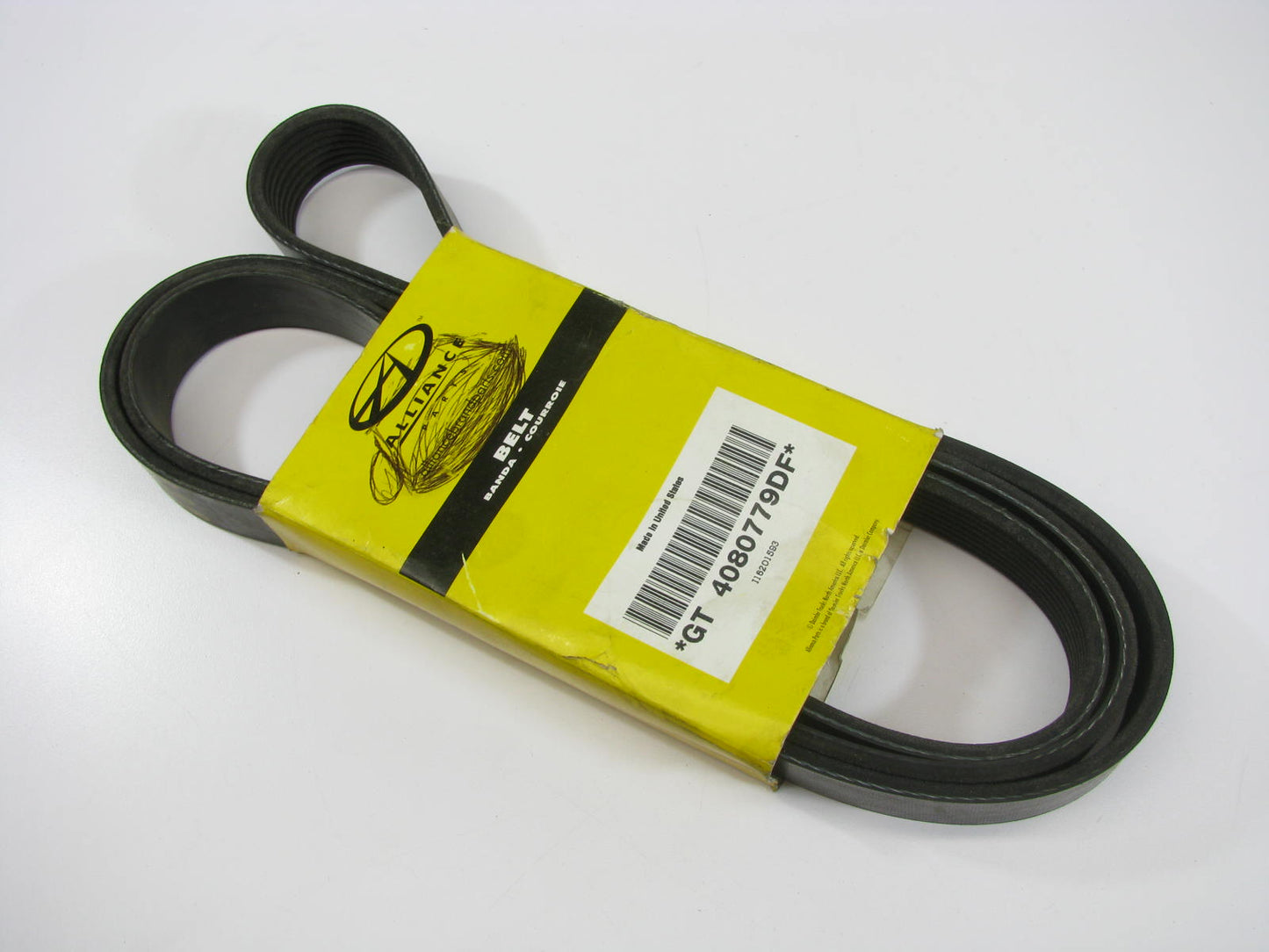 Alliance GT4080779DF Serpentine Belt - 1.087'' X 78.586'' - 8 Ribs 4080779DF