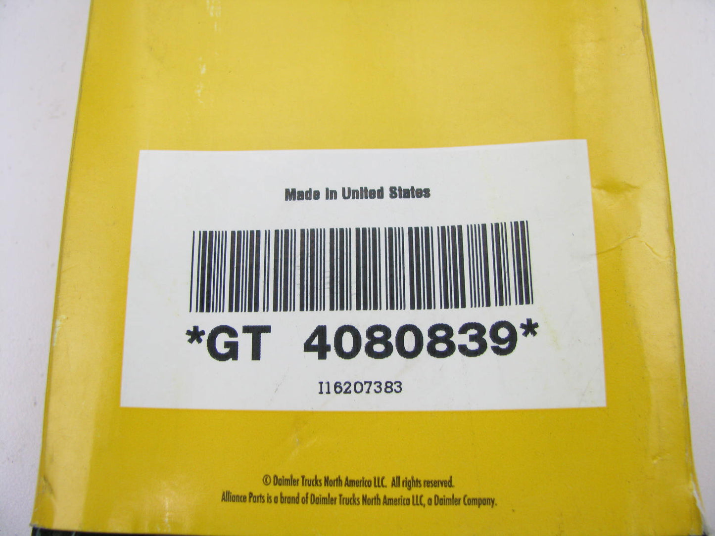 Alliance GT4080839 Serpentine Belt - 1.12'' X 84.375'' - 8 Ribs