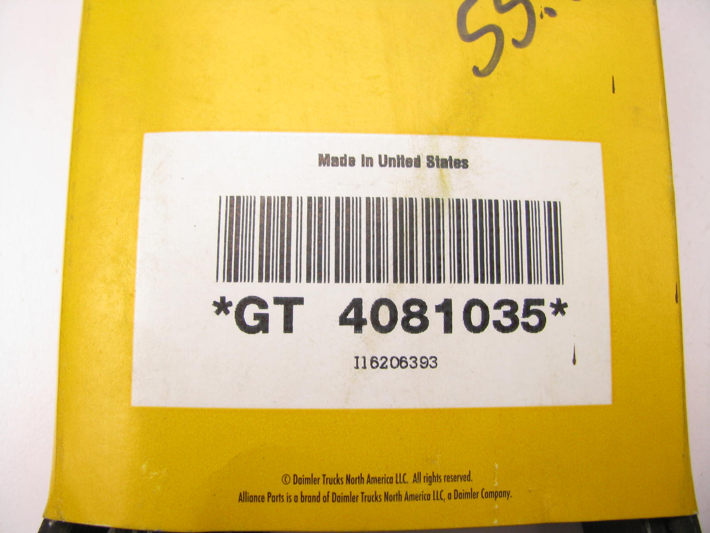 Alliance GT4081035 Serpentine Belt - 1.087'' X 104'' - 8 Ribs