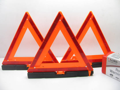 Allied 45561 Roadside Emergency Warning Triangles For Trucks 16.5'' X 17'' X 1.625