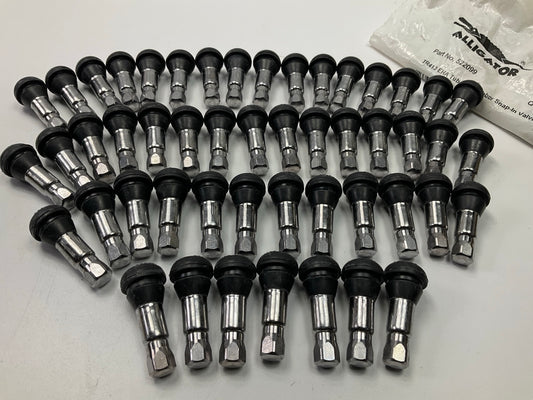 Alligator 522099 Tubeless Rubber Snap-In Valve W/ Chrome Sleeve TR413, Box Of 50