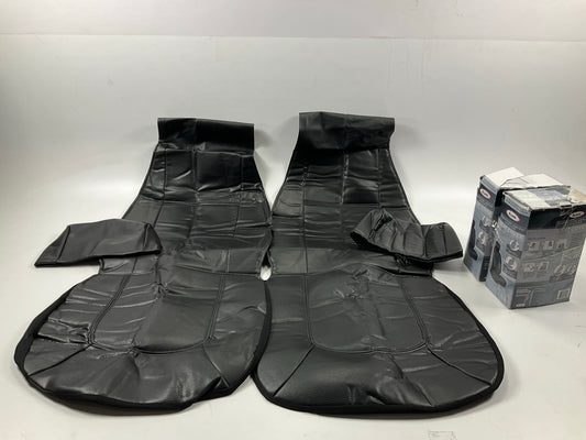 (2) Allison 67-6918BLK UNIVERSAL BLACK Signature Series Sideless Seat Cover
