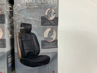 (2) Allison 67-6918BLK UNIVERSAL BLACK Signature Series Sideless Seat Cover