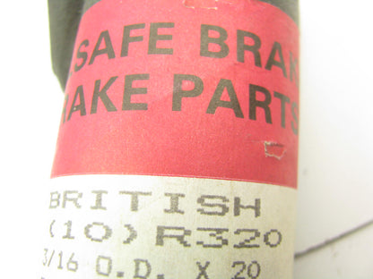 PACK OF 10 Pcs - Allsafe R320 Brake Hydraulic Line - 3/16'' X 20'' - 10 Total