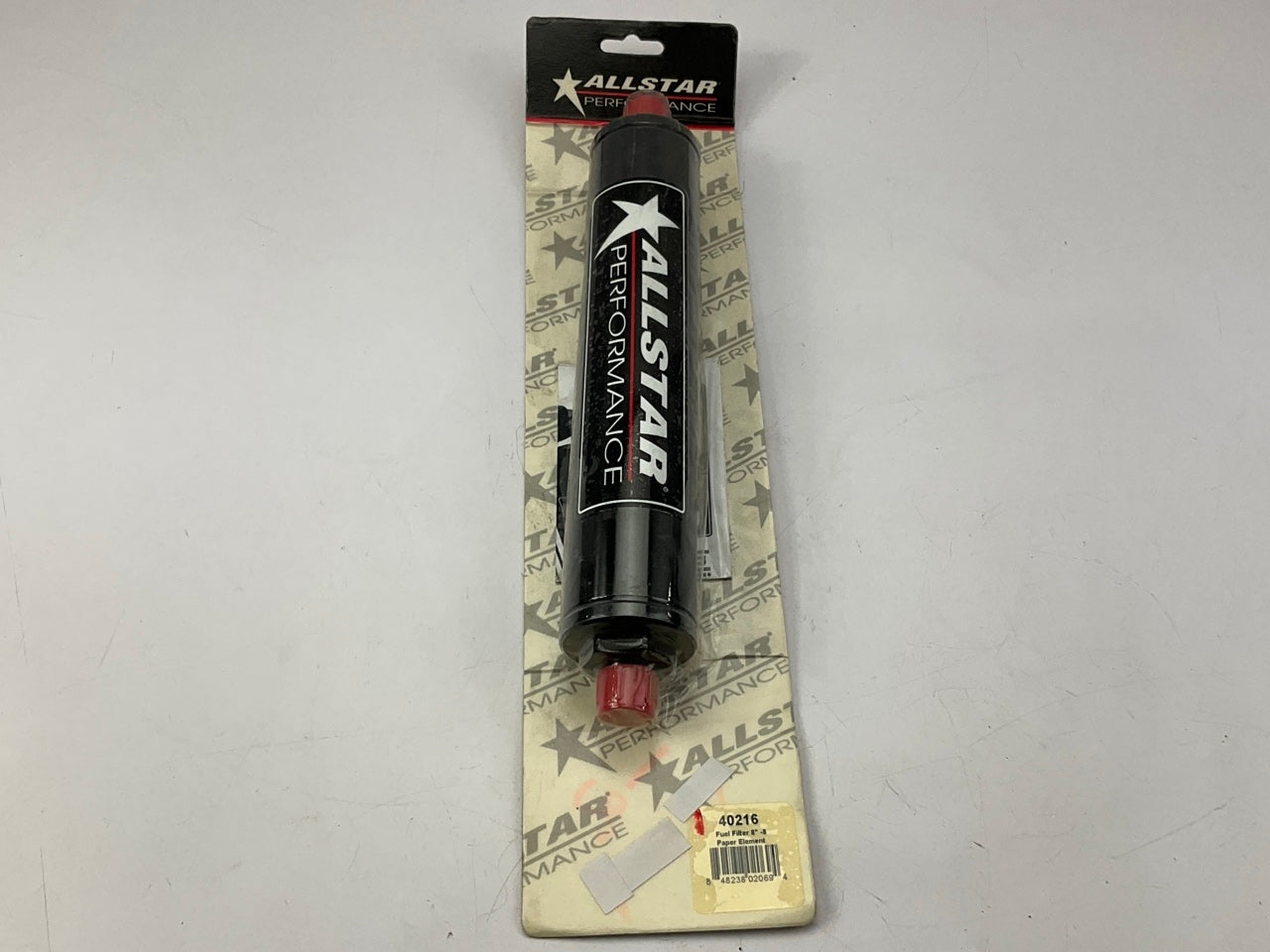 Allstar 40216 Performance Fuel Filter 10-Micron Aluminum 8 AN Male Inlet/Outlet