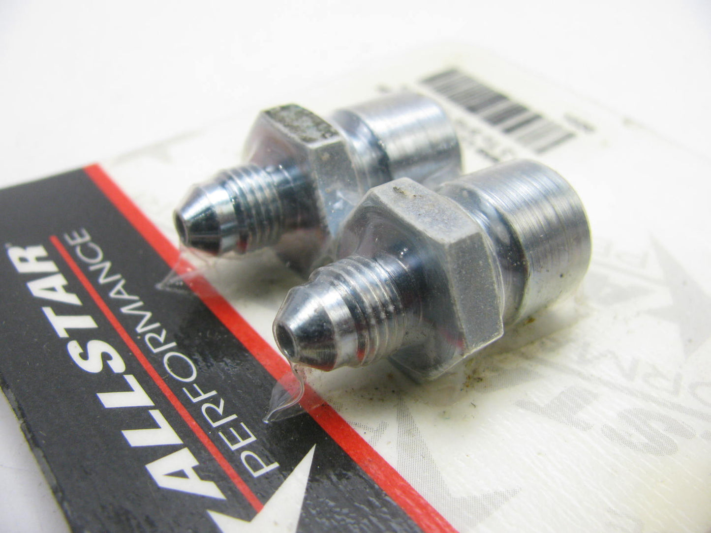 (2) Allstar 50100 Brake Line Adapter Fittings -3 AN To 3/16'' Inverted Flare