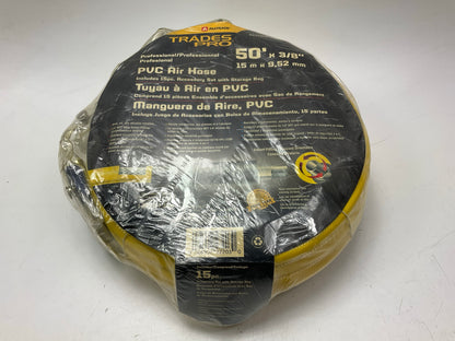 Tradespro 835668 50-Feet 3/8'' PVC Air Hose And Air Tool Accessory Set