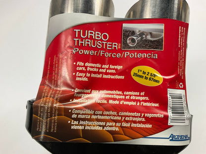 ALPENA Turbo Thruster Dual Tip Bolt-on Exhaust Tip - For 1'' To 2-5/8'' Pipe