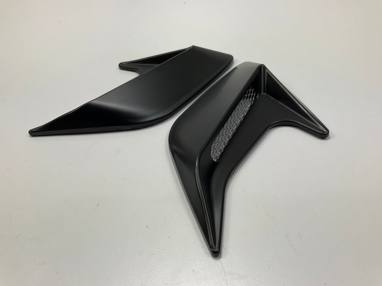 Alpena 28509 Self-Adhesive Black Out Side Fender Vent Mini Air Scoop - 2 Pieces