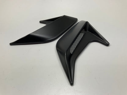Alpena 28509 Self-Adhesive Black Out Side Fender Vent Mini Air Scoop - 2 Pieces