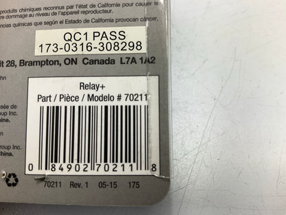 Alpena 70211 Universal 4-pin Relay, 12V, 20 Amps