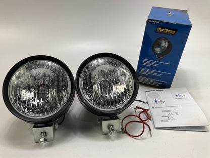 Alpena 70213 Universal 55 Watt Tractor ATV Work Light Lamp 12V - PAIR - AS SHOWN