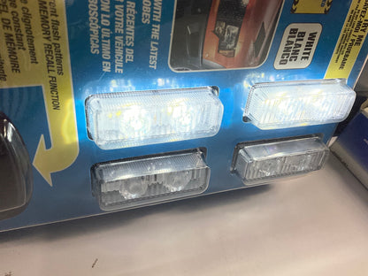 Alpena 70770 WHITE Quad Slim LED Strobe Lite Lights Kit, 4 Lights