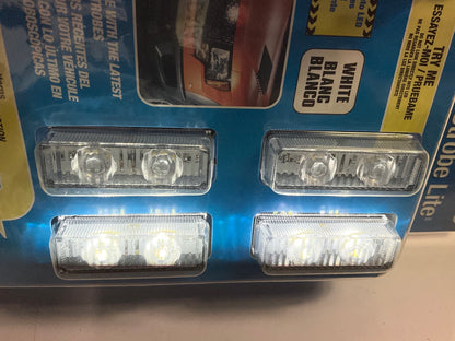 Alpena 70770 WHITE Quad Slim LED Strobe Lite Lights Kit, 4 Lights