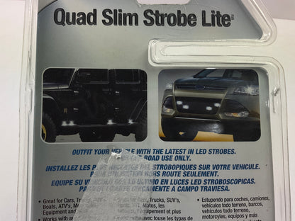 Alpena 70770 WHITE Quad Slim LED Strobe Lite Lights Kit, 4 Lights