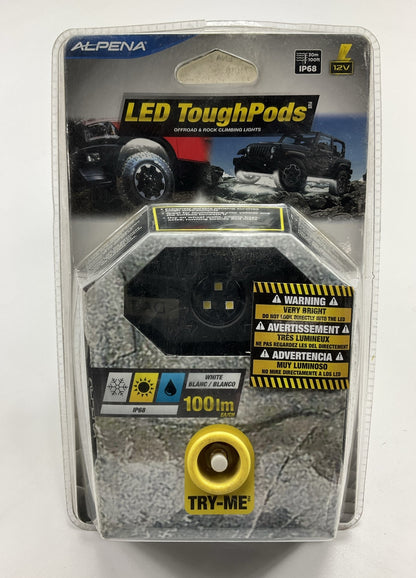 Alpena 71016 ToughPodz Durable Sealed Offroad Pod And Rock LED Lights