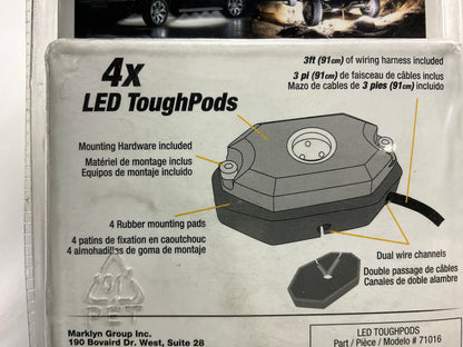 Alpena 71016 ToughPodz Durable Sealed Offroad Pod And Rock LED Lights