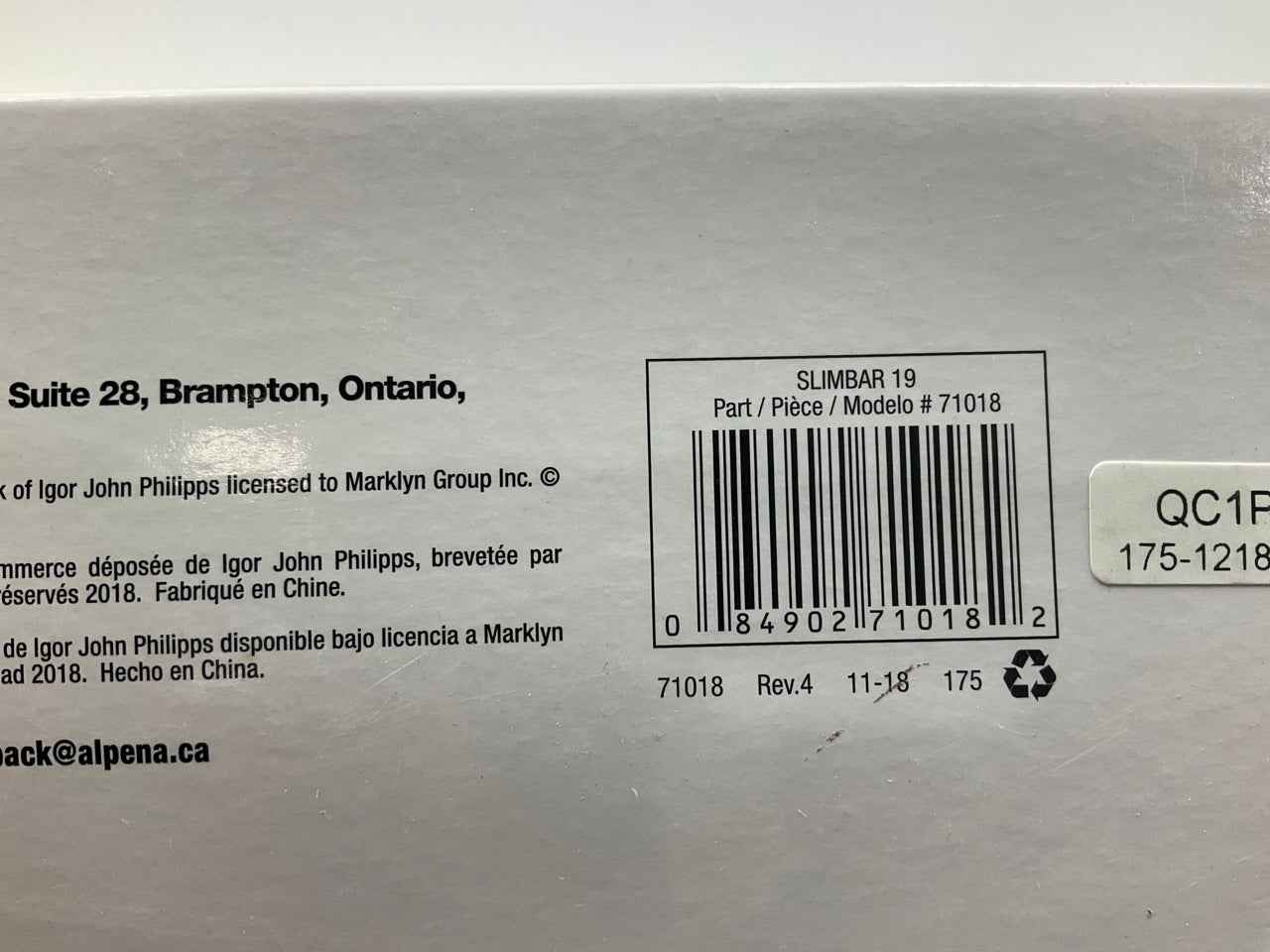 Alpena BriteLED 71018 Slimbar 19 - Slim, Low Profile LED Light Bar 20'' Long