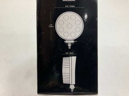 (2) Alpena 71201C Round 4.5'' LED Utility Fog Light Lamps 1400 Lumen, Spot Beam