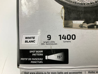 Alpena 71201C Round 4.5'' LED Utility Fog Light Lamp 1400 Lumen, White Spot Beam
