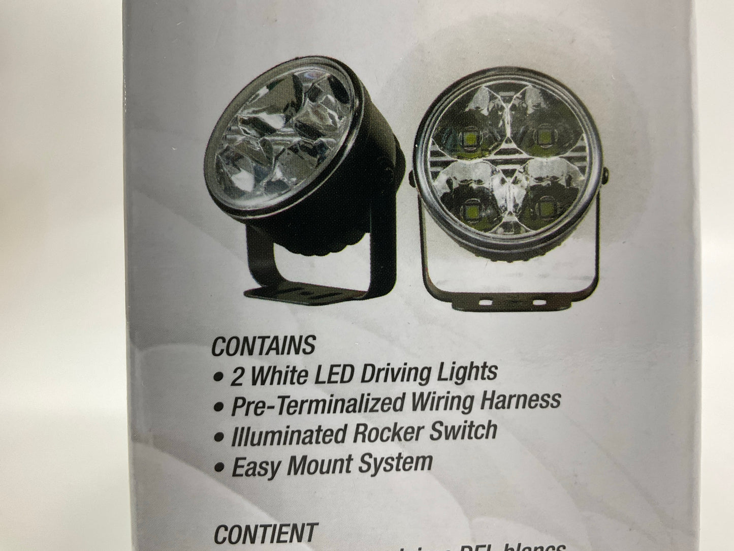 Alpena 71302 LED Fog Light Lamp Set 2.76'' Round Fog Lamp Kit W/ Switch & Wiring