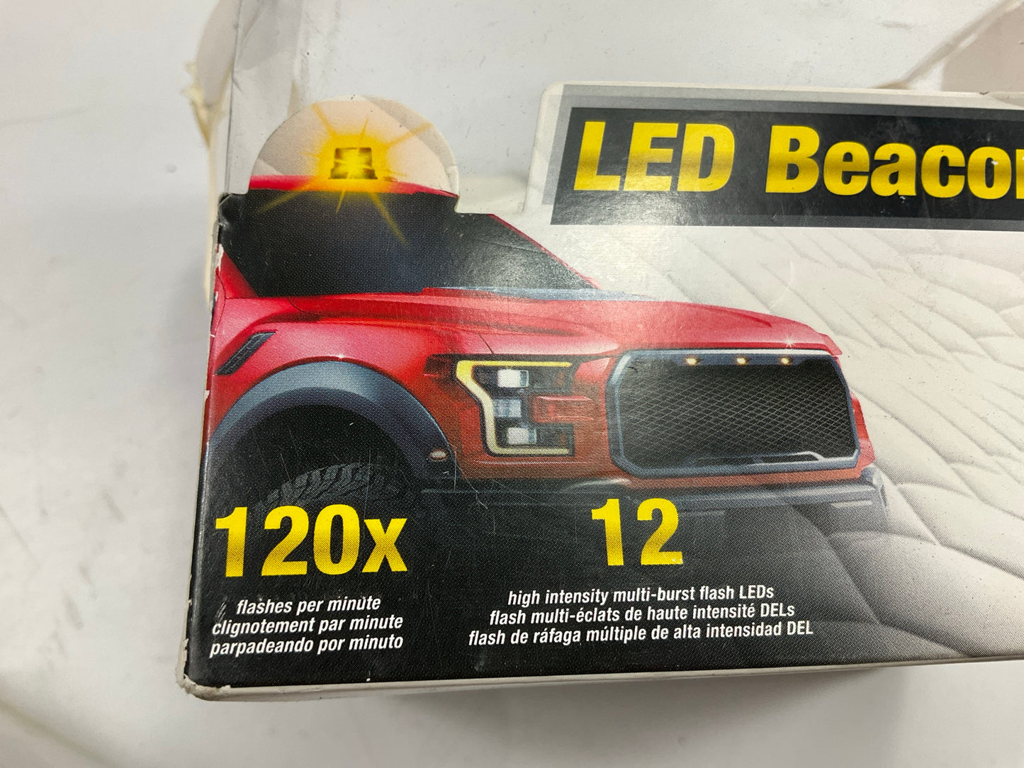 OPEN BOX - Alpena 71738 12V LED Magnetic Mount Strobe Safety Beacon Light Lamp