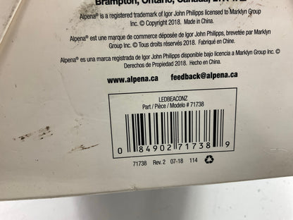 OPEN BOX - Alpena 71738 12V LED Magnetic Mount Strobe Safety Beacon Light Lamp