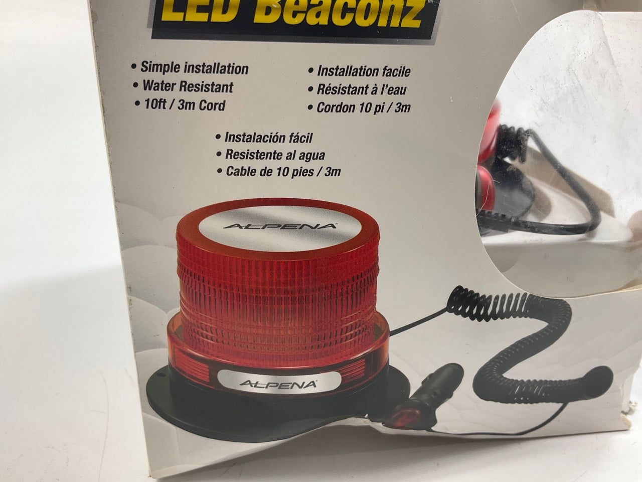 Alpena 71738 Plug & Play LED Magnetic Mount, Strobe Safety Strobe Beacon Light