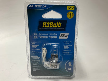 Alpena 71903 H3 Bulb Blue 55 Watt Replacement Light Bulb