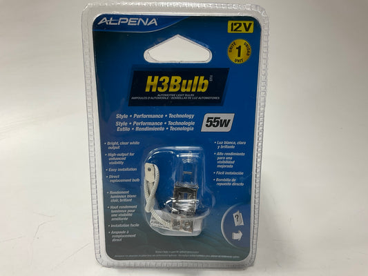 Alpena 71903 H3 Bulb Blue 55 Watt Replacement Light Bulb