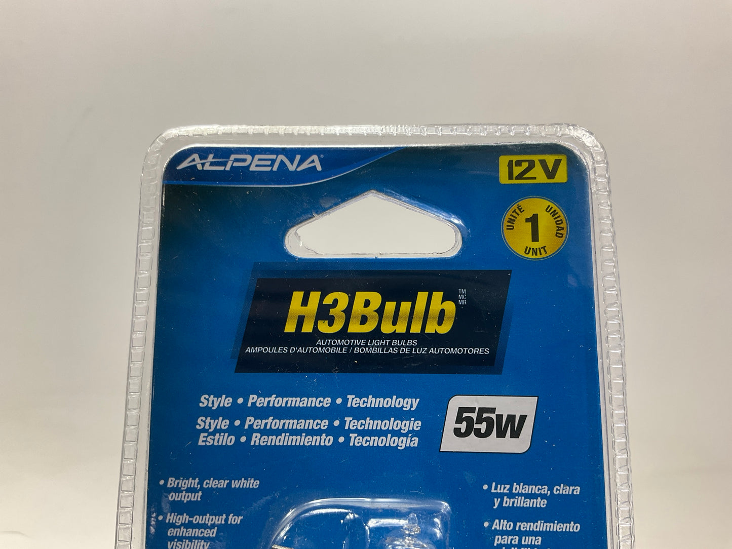 Alpena 71903 H3 Bulb Blue 55 Watt Replacement Light Bulb