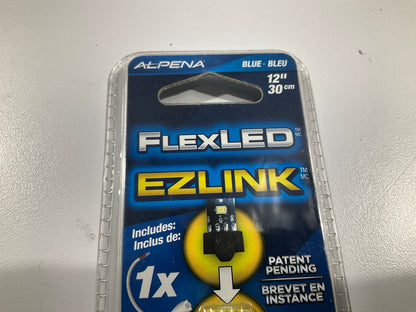 Alpena 77072 18 LIGHTS - LED Flex Light Strip EZLINK 12'' BLUE 12V