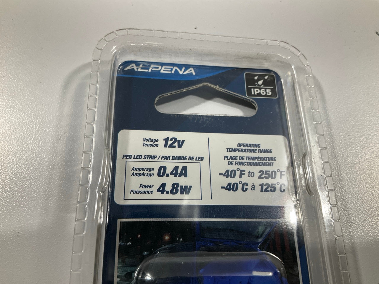 Alpena 77072 18 LIGHTS - LED Flex Light Strip EZLINK 12'' BLUE 12V