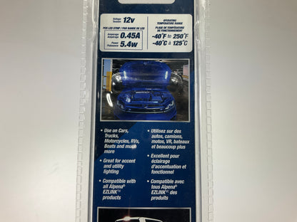 ALPENA 77079 MAX EZLINK, Blue Lights, 12'' Extension LED Light Strip