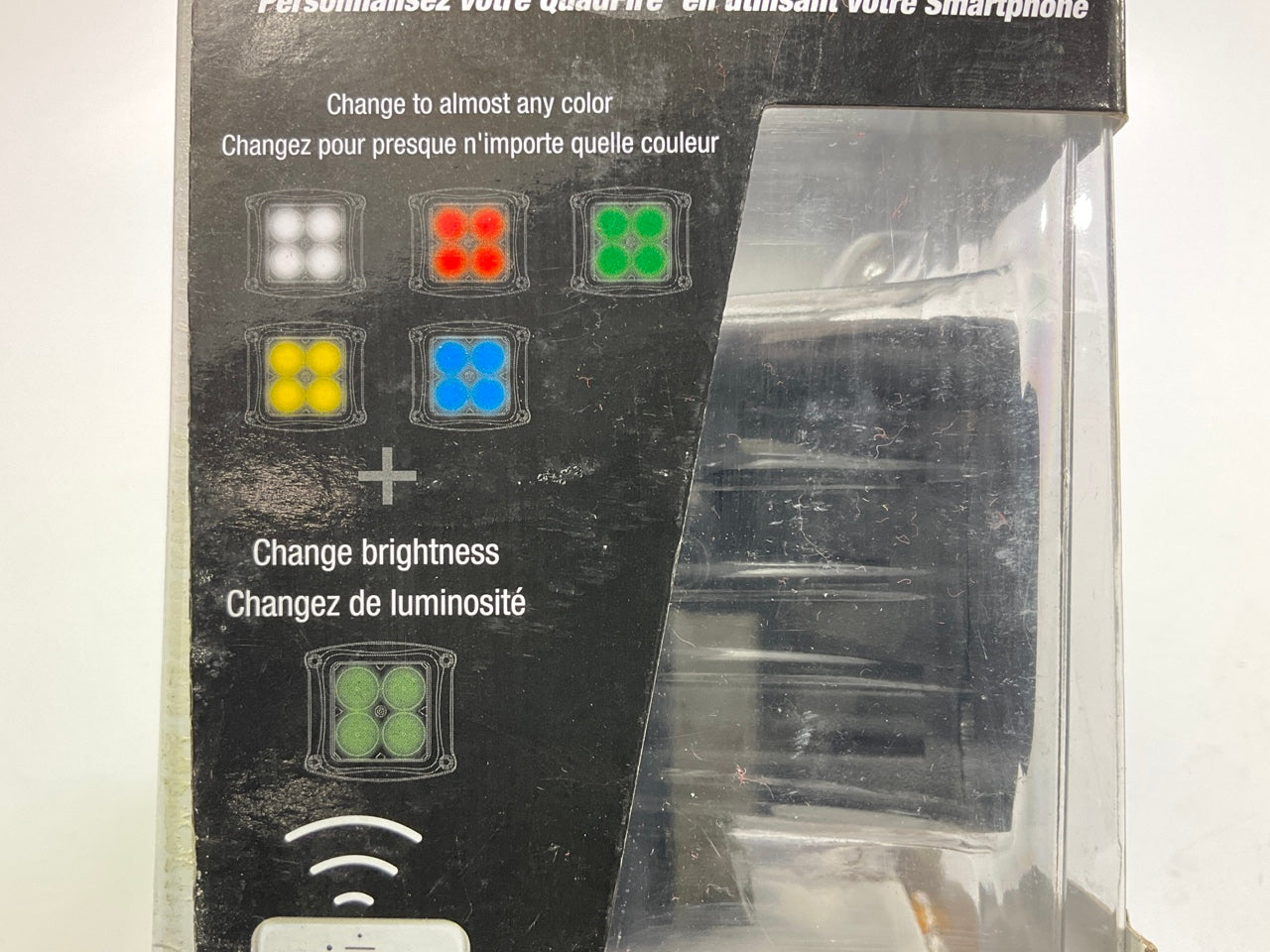 (2) Alpena 77087 QuadFire RGB Bluetooth App Controlled RGB & White LED Pod Light