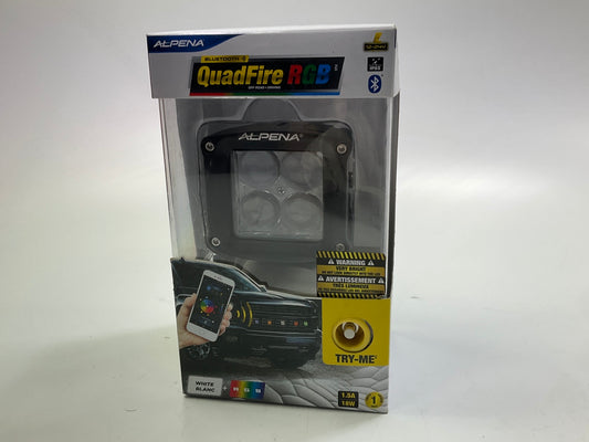 Alpena 77087 QuadFire RGB Bluetooth App Controlled RGB And White LED Light Pod