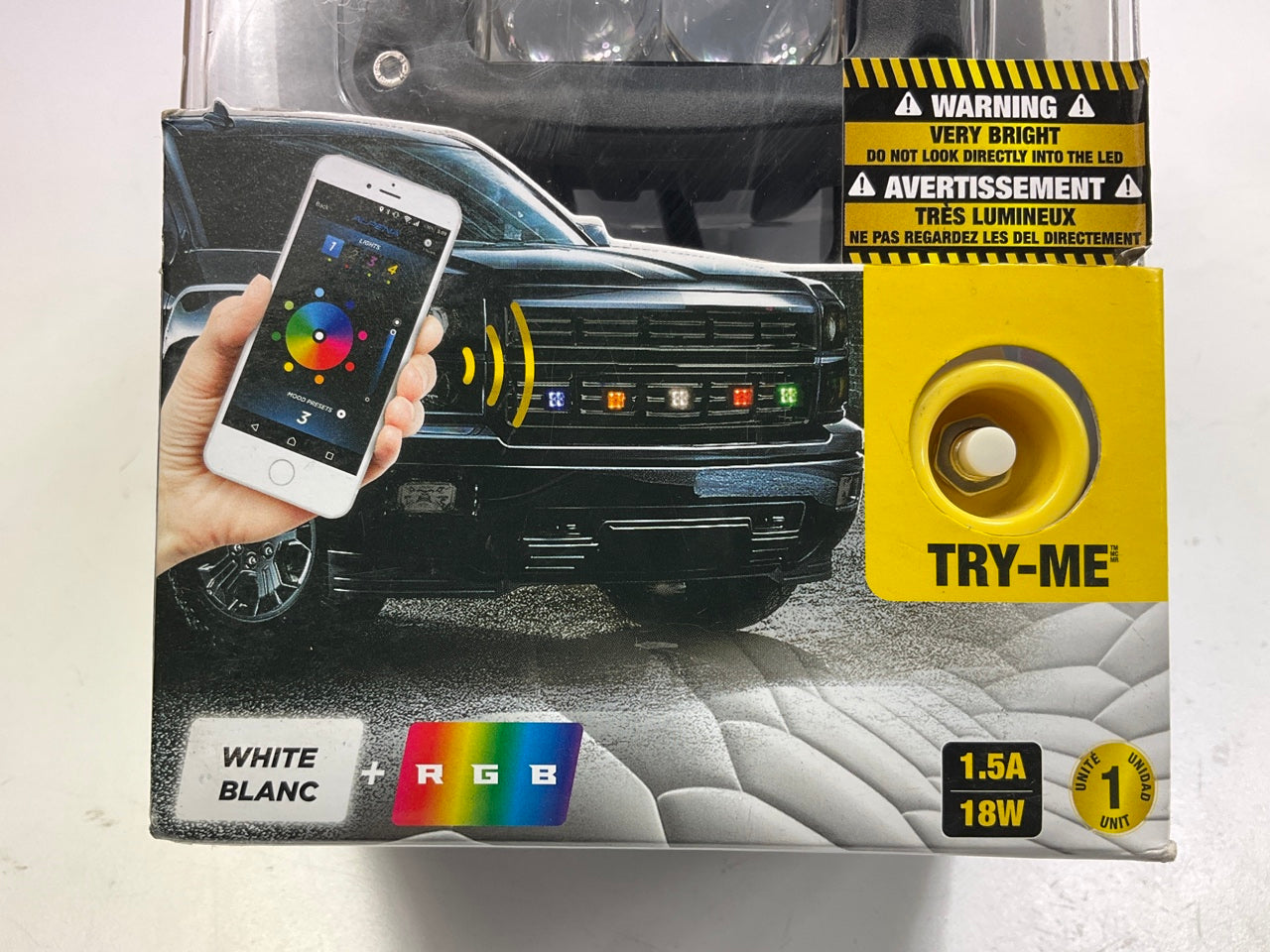 Alpena 77087 QuadFire RGB Bluetooth App Controlled RGB And White LED Light Pod