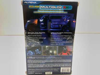 Alpena 77091 EZLINK RGB Multicolor LED Light Strip Bluetooth Controlled, 2 X 24''