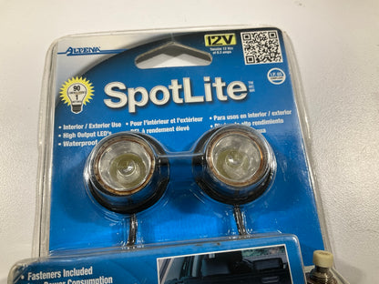 Alpena 77146 - Spot Light LED Auxiliary Lights Pair, 12V, 2PC, Chrome