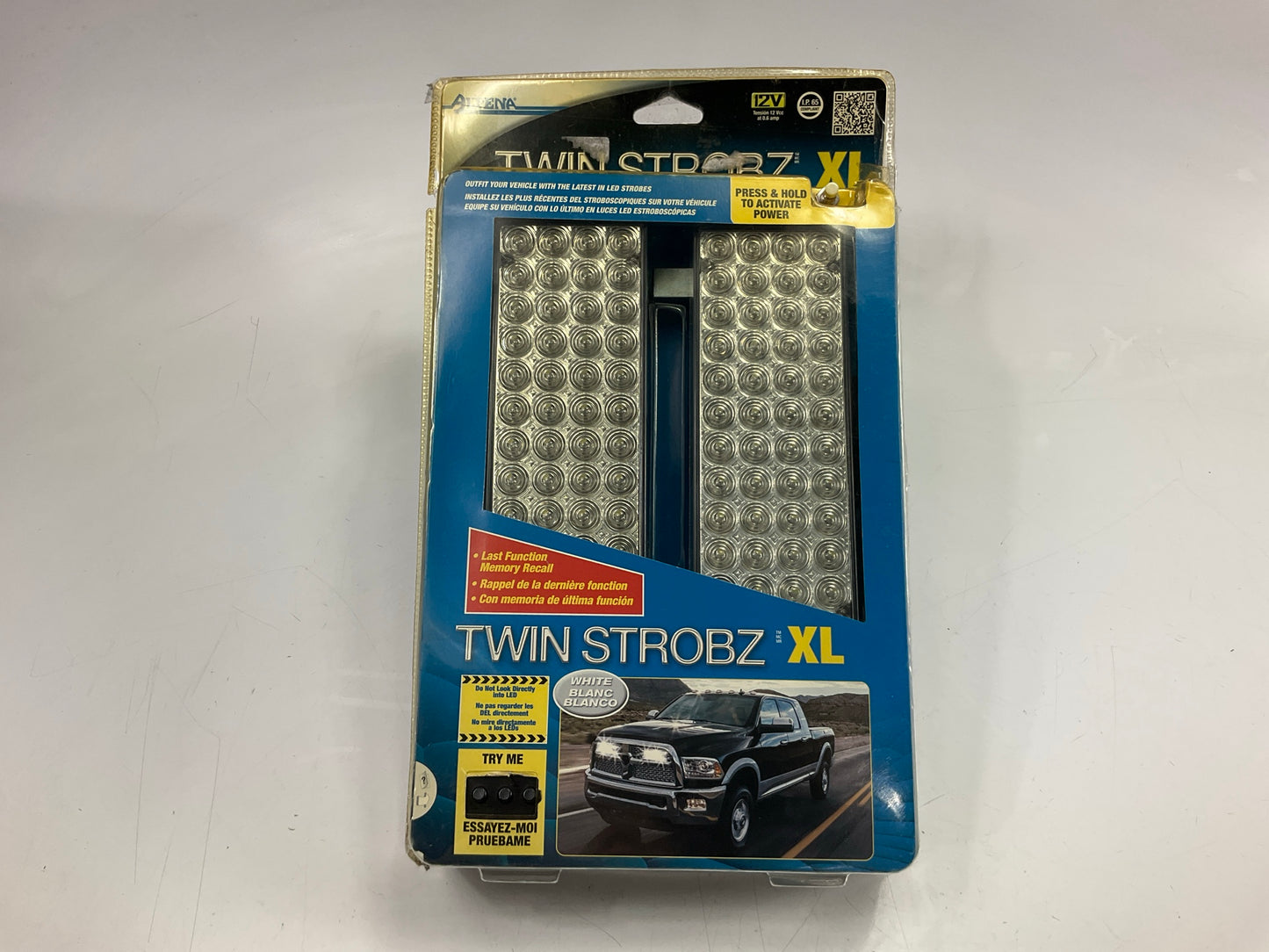 Alpena 77153W Twin Strobz XL White LED Strobe Lights